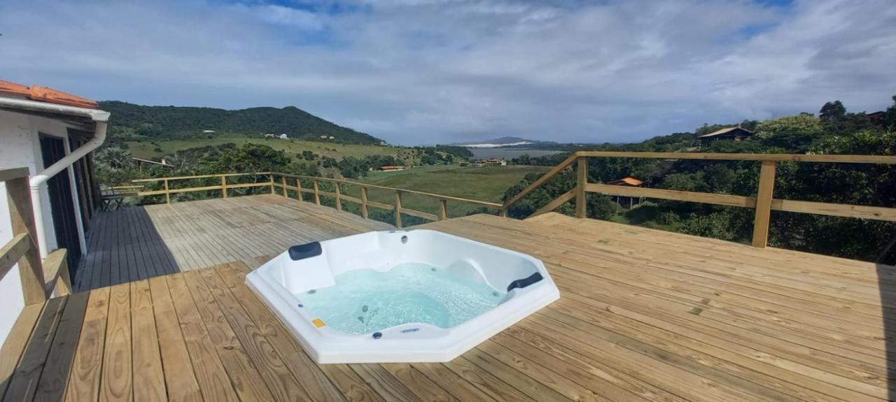 Villa Santorini Praia Do Rosa Com Piscina E Jacuzzi Buitenkant foto