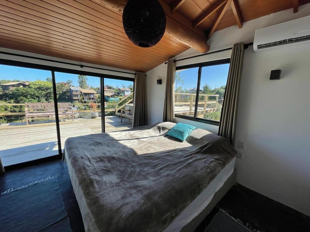 Villa Santorini Praia Do Rosa Com Piscina E Jacuzzi Buitenkant foto